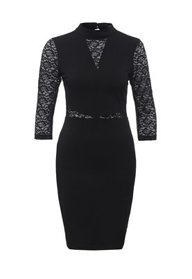 LOST INK  WAIF PONTI AND LACE BODYCON